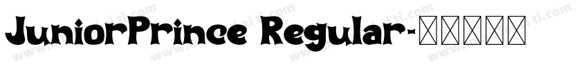 JuniorPrince Regular字体转换